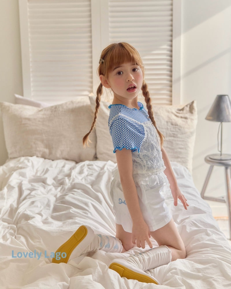Lago - Korean Children Fashion - #littlefashionista - Heart Punching Span Pants - 3