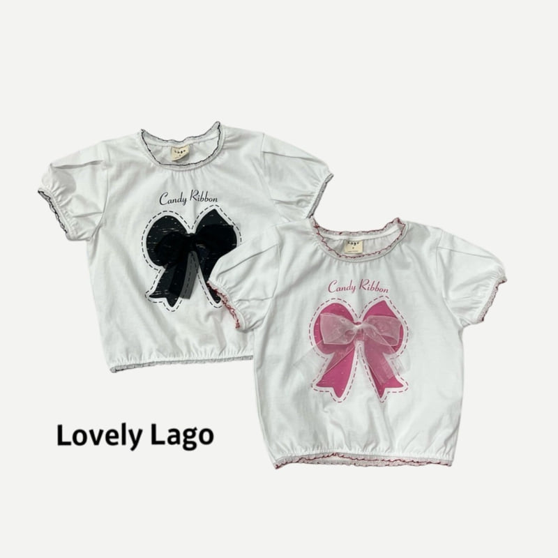Lago - Korean Children Fashion - #magicofchildhood - Ribbon Shirring Tee