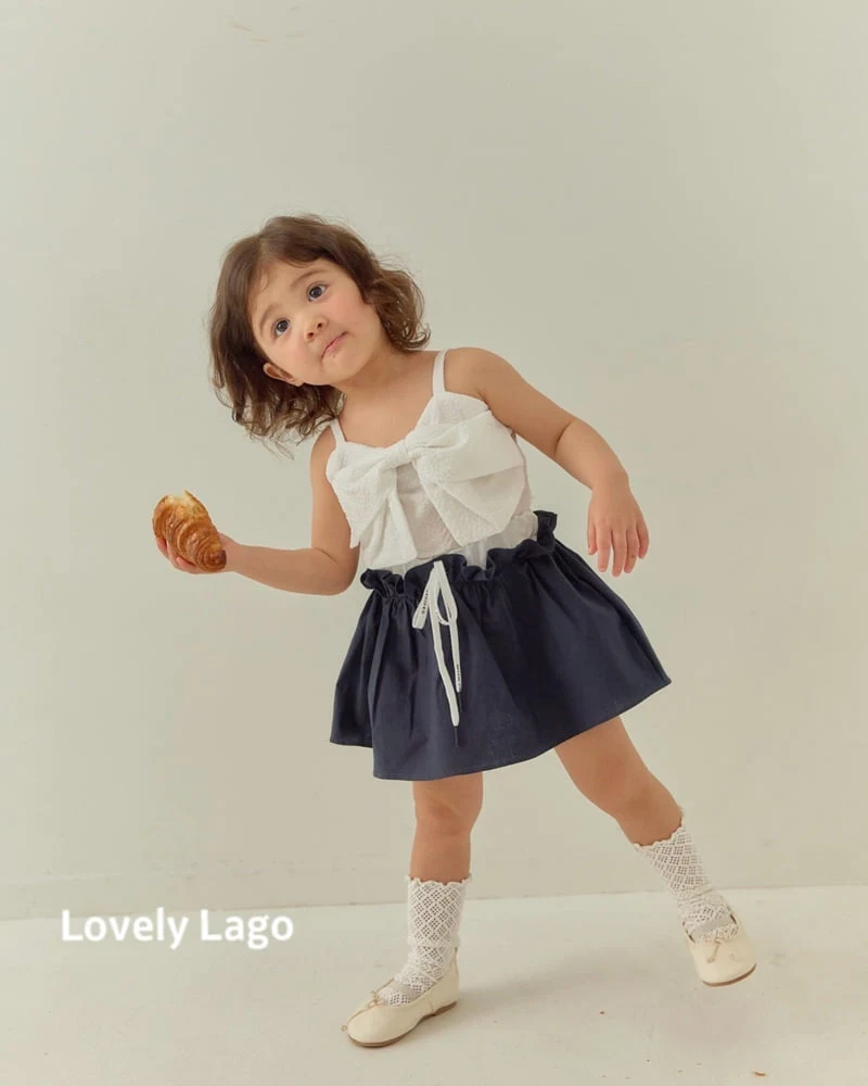 Lago - Korean Children Fashion - #magicofchildhood - Pleated Ribbon Bustier - 10