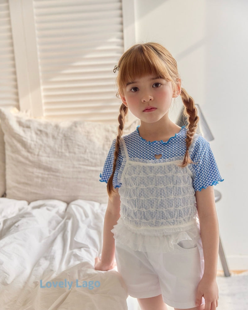 Lago - Korean Children Fashion - #littlefashionista - Heart Punching Span Pants - 4