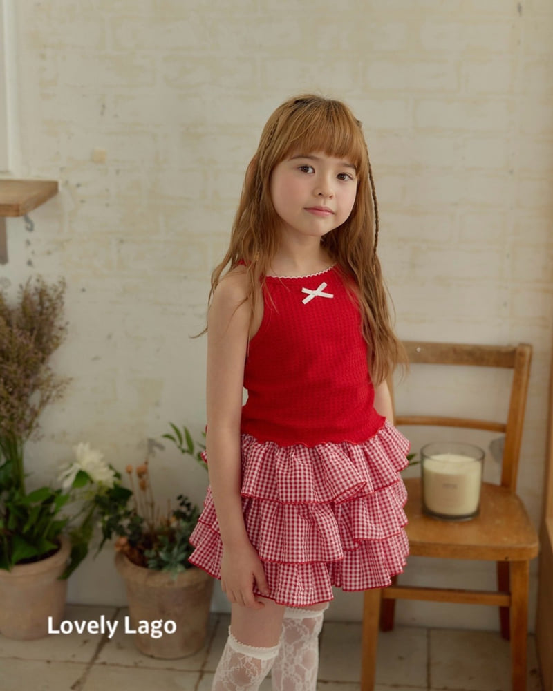 Lago - Korean Children Fashion - #minifashionista - Pincoat Ribbon Sleeveless - 5