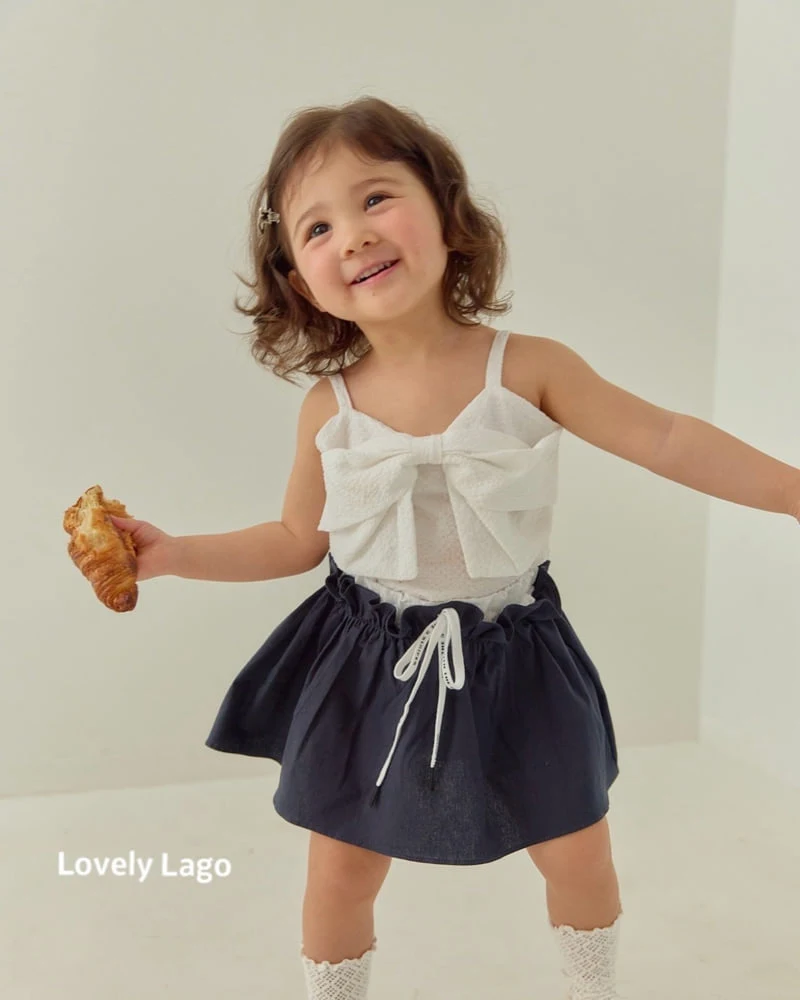 Lago - Korean Children Fashion - #minifashionista - Pleated Ribbon Bustier - 11