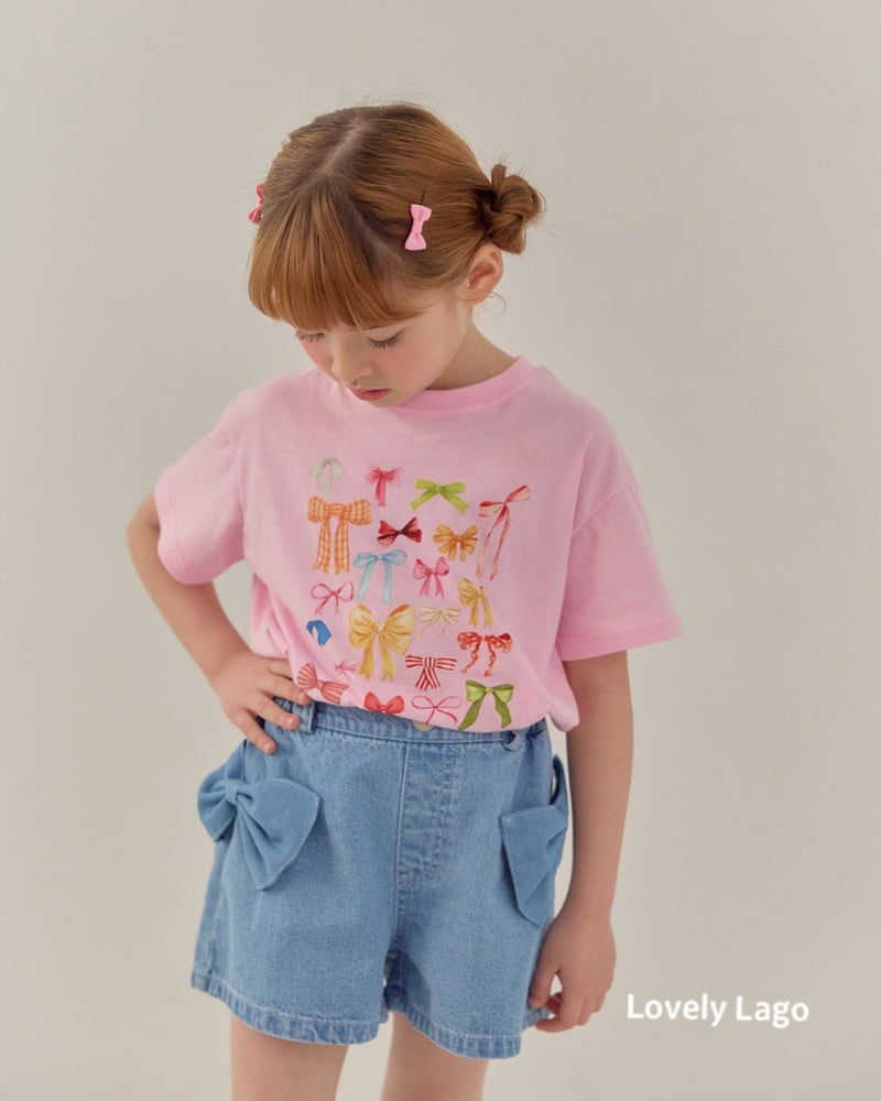 Lago - Korean Children Fashion - #minifashionista - Ribbon Patch Jeans - 11