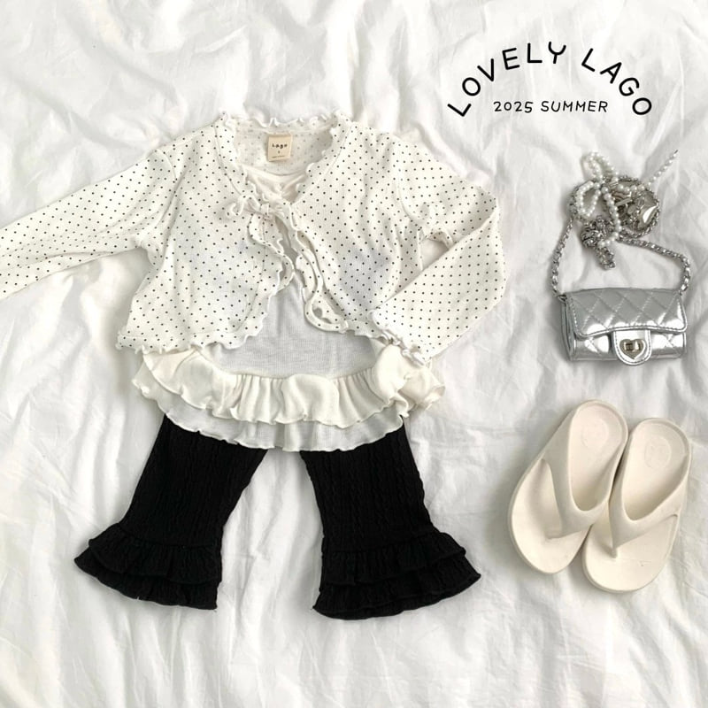 Lago - Korean Children Fashion - #prettylittlegirls - Frill Pants - 5