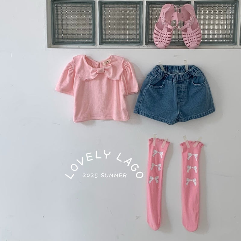 Lago - Korean Children Fashion - #stylishchildhood - Ribbon Span Knee Socks - 11