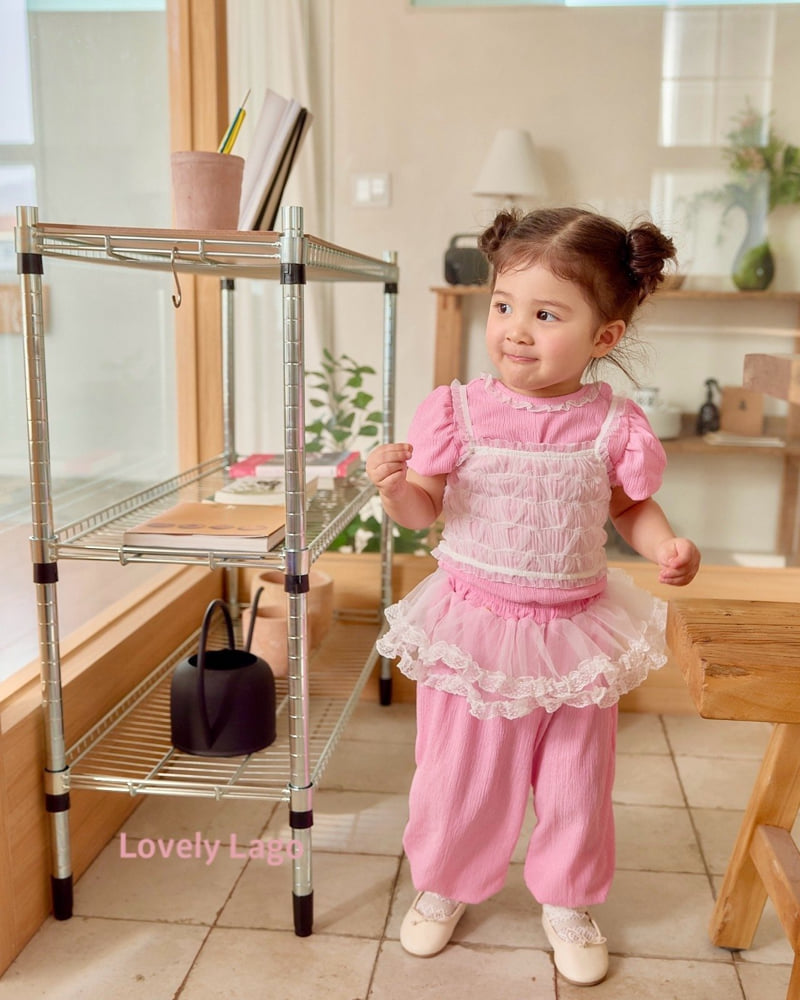 Lago - Korean Children Fashion - #stylishchildhood - Dorothy Pleated Cancan Pants - 10