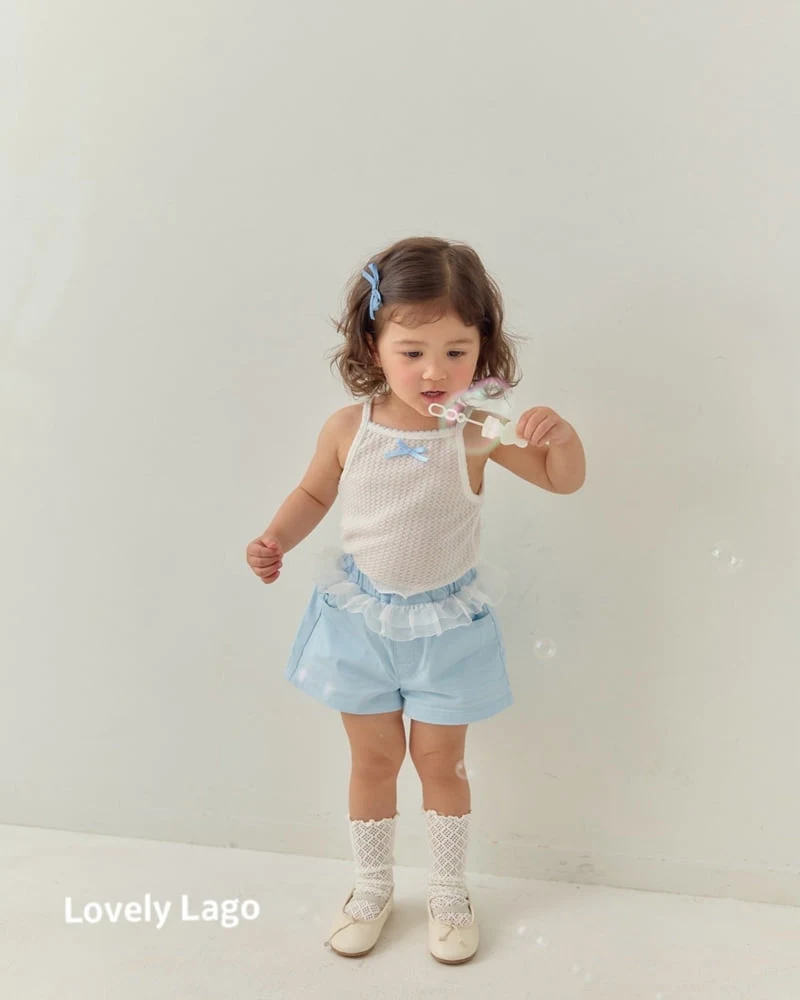 Lago - Korean Children Fashion - #stylishchildhood - Frill Embroidery Pants - 2