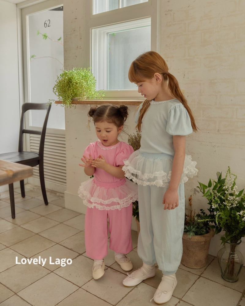 Lago - Korean Children Fashion - #todddlerfashion - Dorothy Pleated Cancan Pants - 8