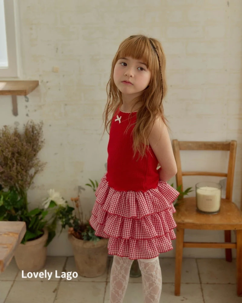 Lago - Korean Children Fashion - #todddlerfashion - Pincoat Ribbon Sleeveless - 7