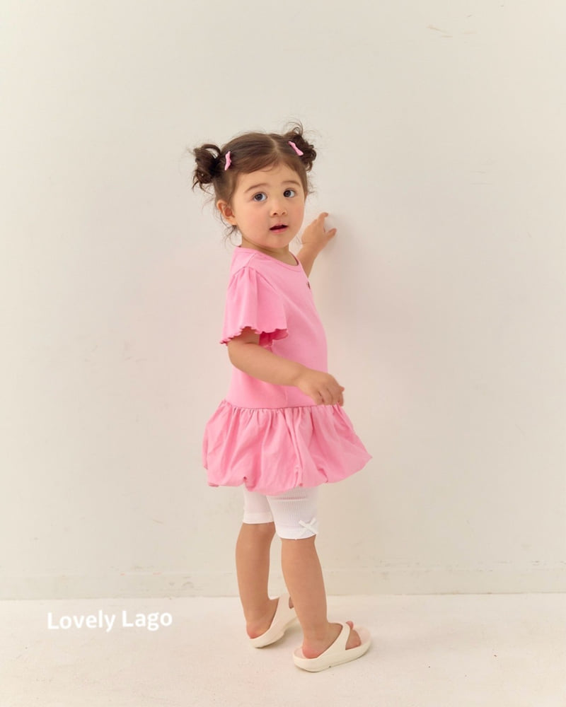 Lago - Korean Children Fashion - #todddlerfashion - Ribbon Rib Leggings - 3