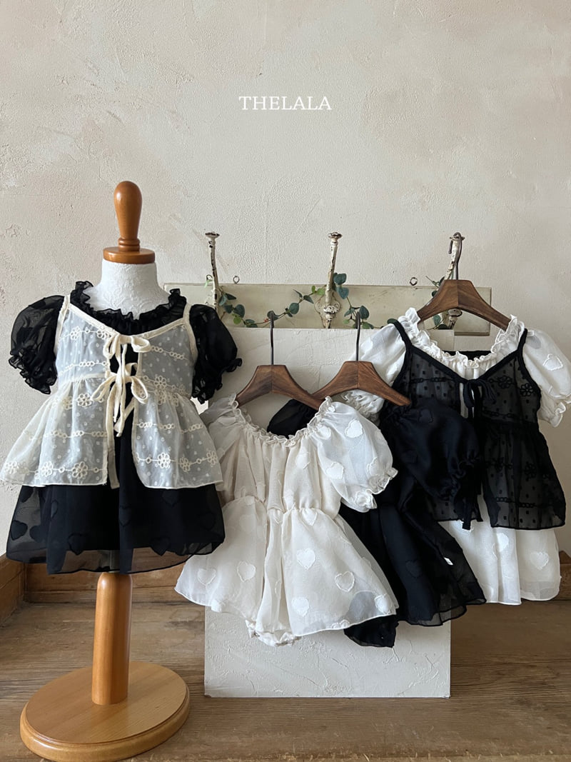 Lala - Korean Baby Fashion - #babyboutiqueclothing - Heart One-piece - 12