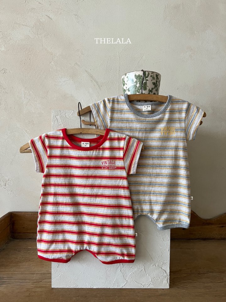 Lala - Korean Baby Fashion - #babyfashion - Dongdong Stripe Suit - 9