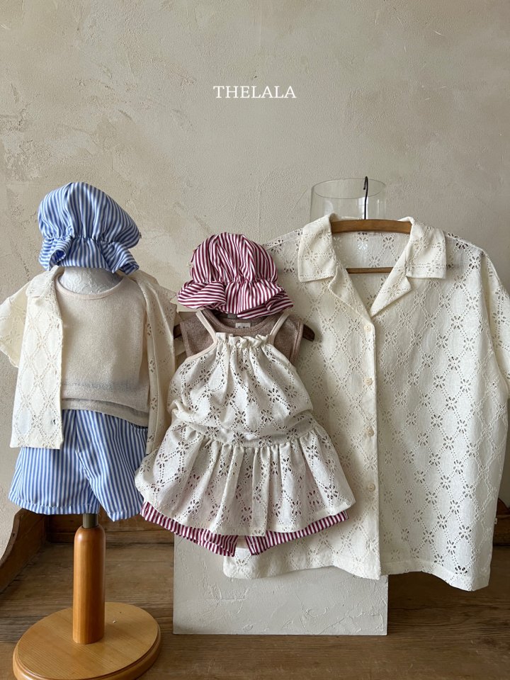 Lala - Korean Baby Fashion - #babyclothing - Multi Sleeveless - 4