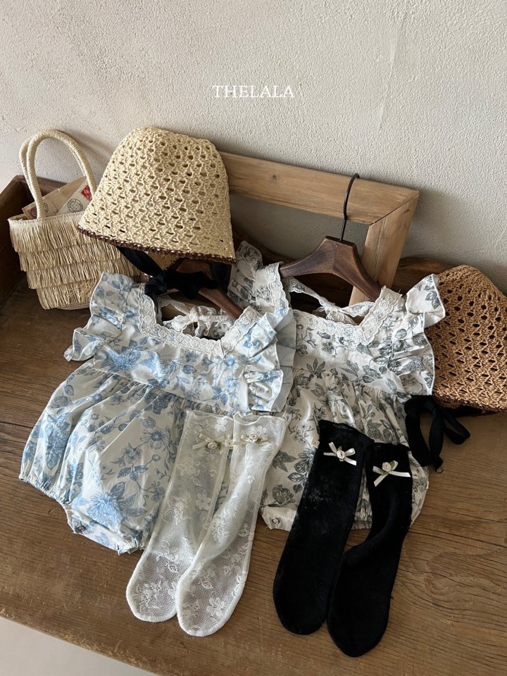 Lala - Korean Baby Fashion - #babyfashion - Line String Bonnet - 5