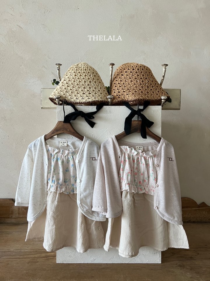 Lala - Korean Baby Fashion - #babygirlfashion - Line String Bonnet - 7