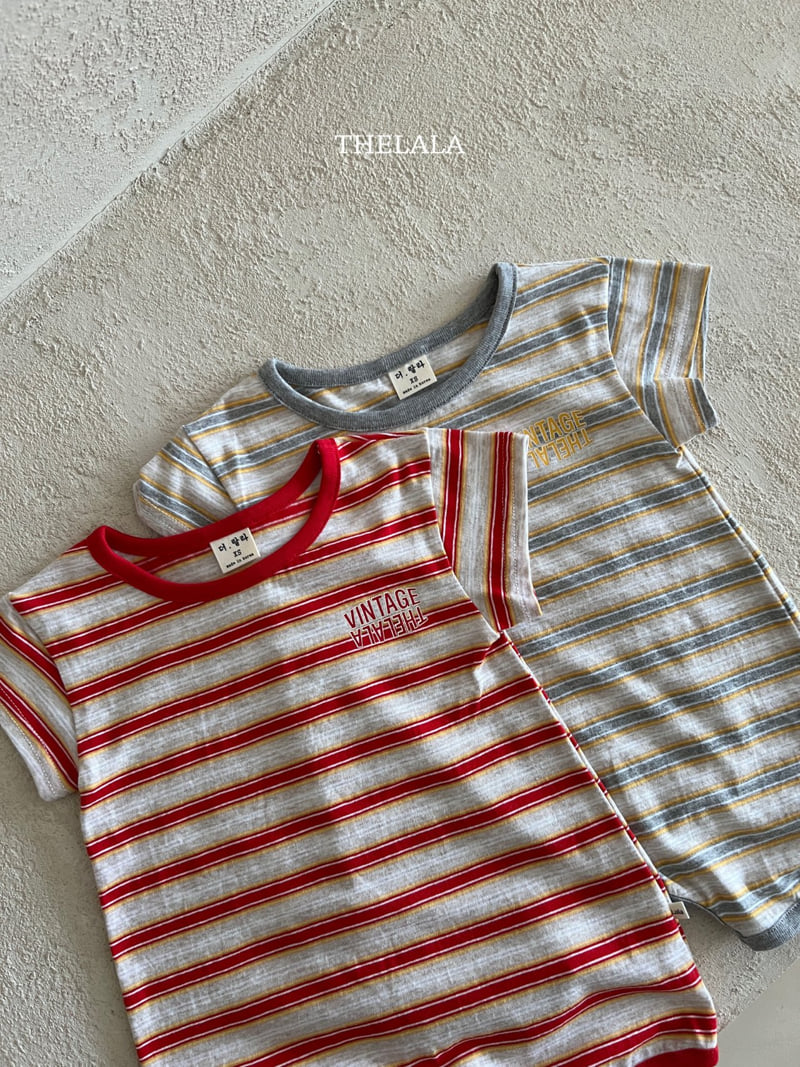 Lala - Korean Baby Fashion - #babylifestyle - Dongdong Stripe Suit - 12