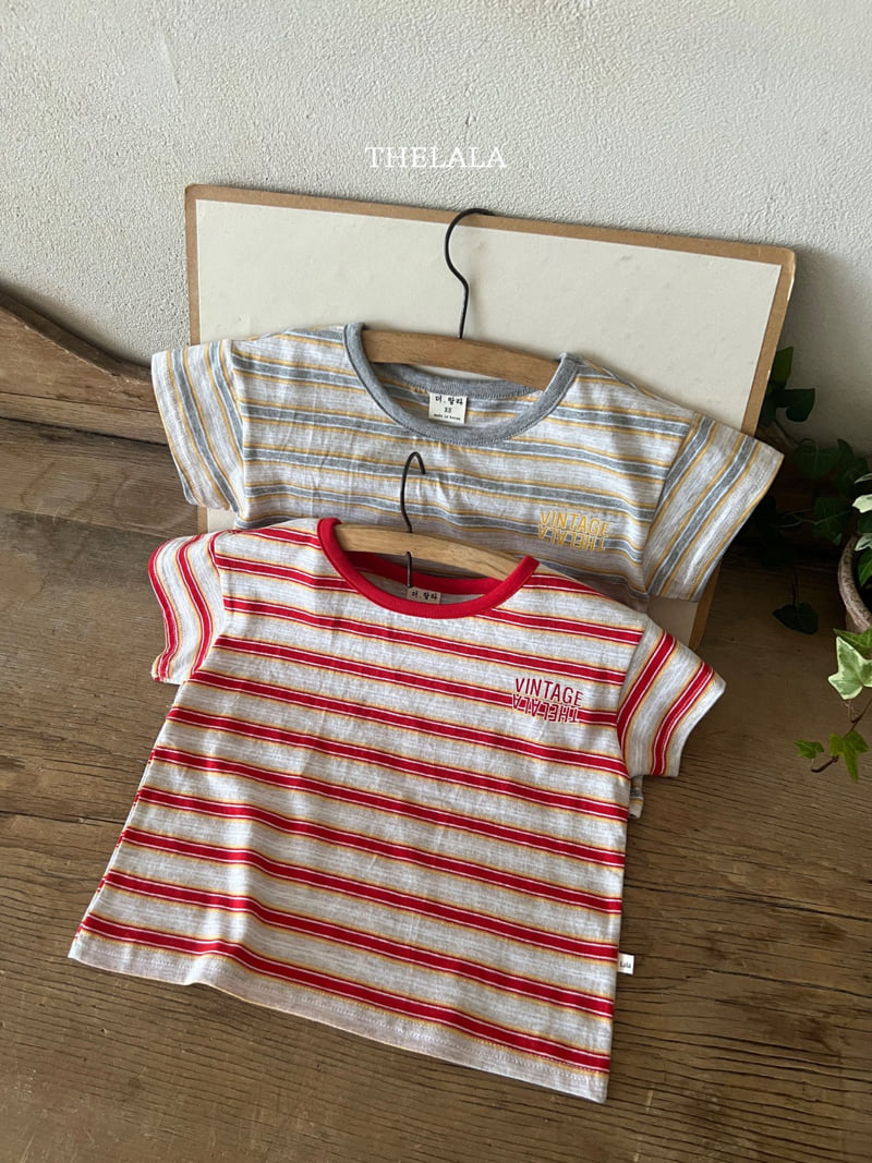 Lala - Korean Baby Fashion - #babylifestyle - Dongdong Stripe Tee - 11