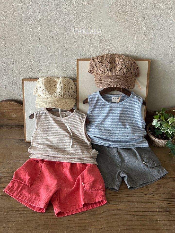 Lala - Korean Baby Fashion - #babylifestyle - Multi Sleeveless - 7