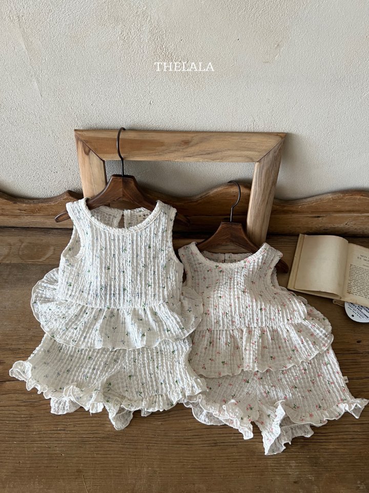Lala - Korean Baby Fashion - #babyoninstagram - Dalkong Top Bottom Set - 6