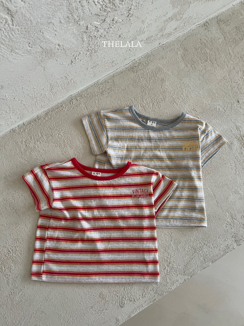 Lala - Korean Baby Fashion - #babyoninstagram - Dongdong Stripe Tee - 12