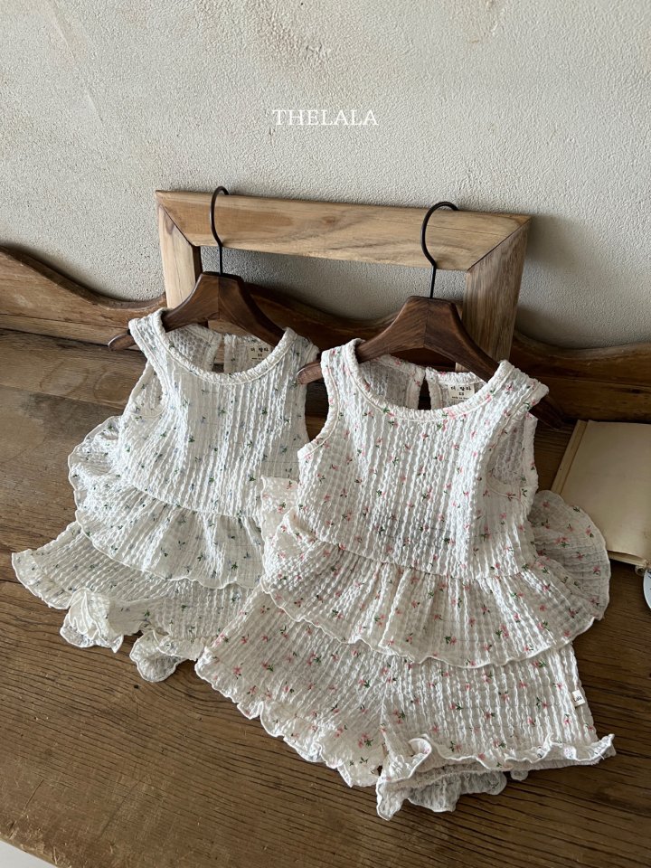 Lala - Korean Baby Fashion - #babyootd - Dalkong Top Bottom Set - 7