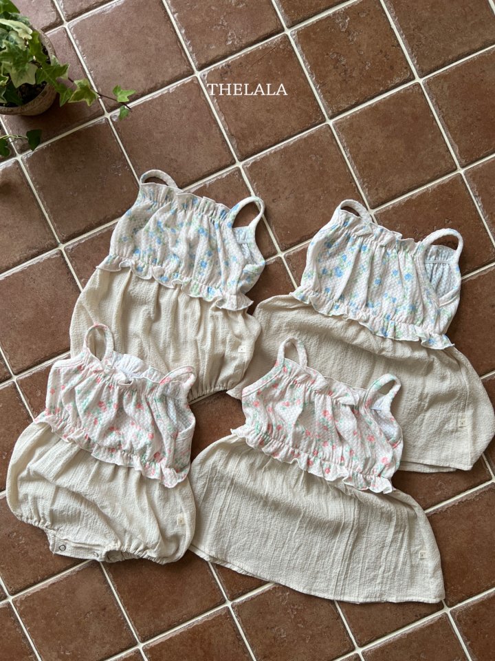 Lala - Korean Baby Fashion - #babyootd - Pong Pong One-piece - 5