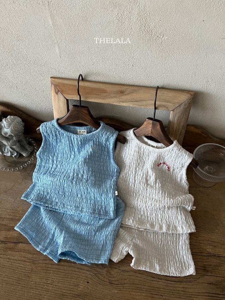 Lala - Korean Baby Fashion - #babyootd - Cider Top Bottom Set - 8
