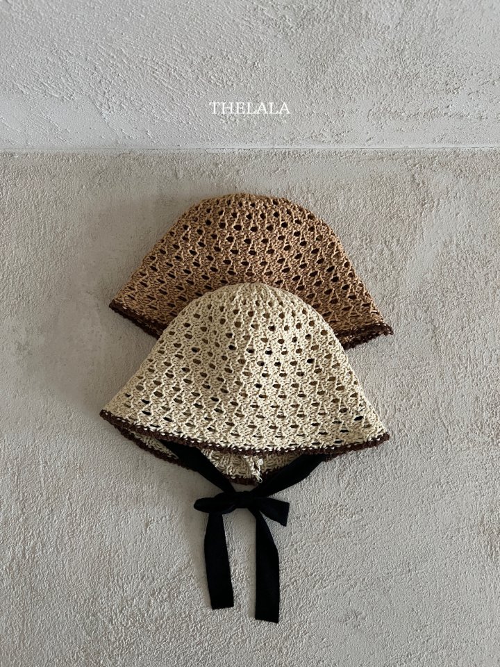 Lala - Korean Baby Fashion - #babyootd - Line String Bonnet - 10