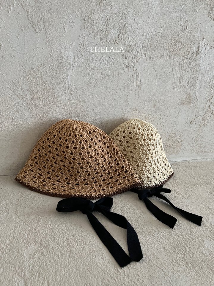 Lala - Korean Baby Fashion - #babyoutfit - Line String Bonnet - 11