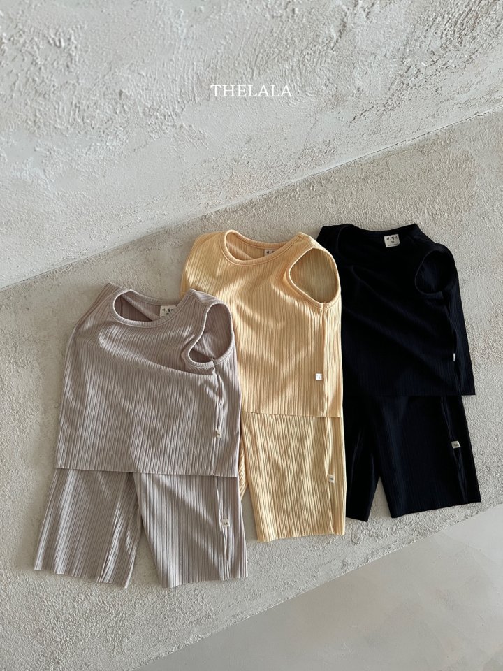 Lala - Korean Baby Fashion - #babywear - Pleated Top Bottom Set - 9