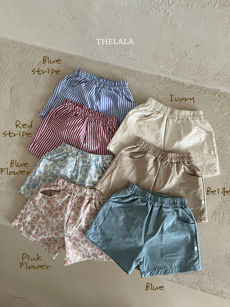 Lala - Korean Baby Fashion - #onlinebabyboutique - Latte Shorts - 12
