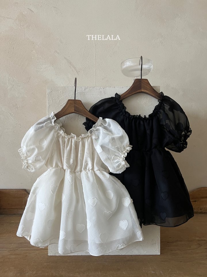 Lala - Korean Baby Fashion - #onlinebabyboutique - Heart One-piece - 8
