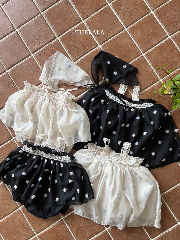 Lala - Korean Baby Fashion - #onlinebabyboutique - Cotton Candy One-piece - 4