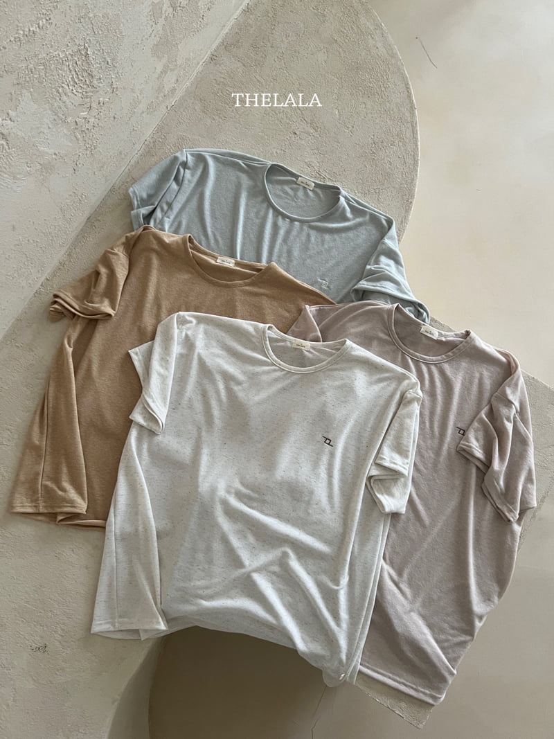 Lala - Korean Women Fashion - #vintageinspired - Sand Mom Tee - 12