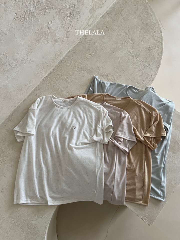 Lala - Korean Women Fashion - #womensfashion - Sand Mom Tee - 11