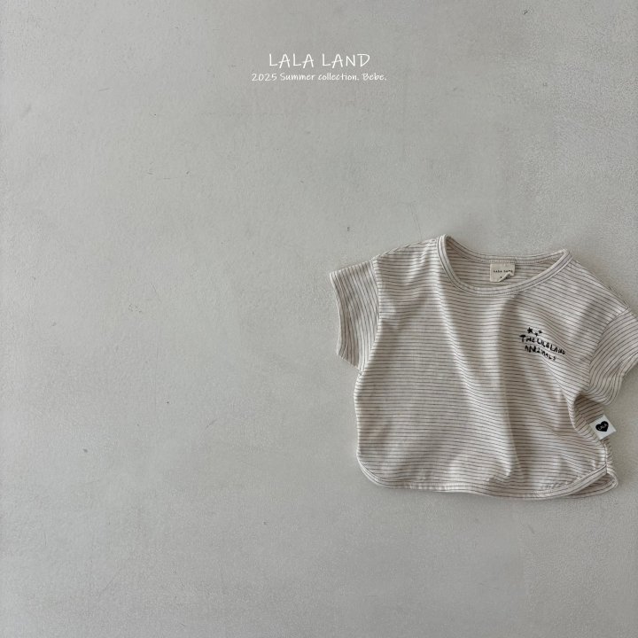 Lalaland - Korean Baby Fashion - #onlinebabyshop - bebe Bebe Stripe Short Sleeved Tee - 4