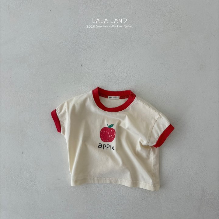 Lalaland - Korean Baby Fashion - #babyboutiqueclothing - bebe Apple Tee - 3