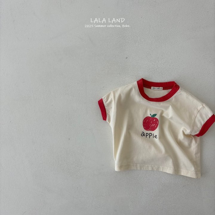 Lalaland - Korean Baby Fashion - #babyboutiqueclothing - bebe Apple Tee - 4