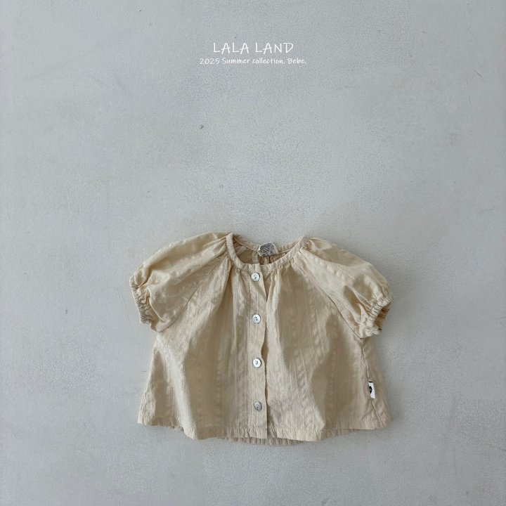Lalaland - Korean Baby Fashion - #babyfashion - bebe Shirring Shirt - 5