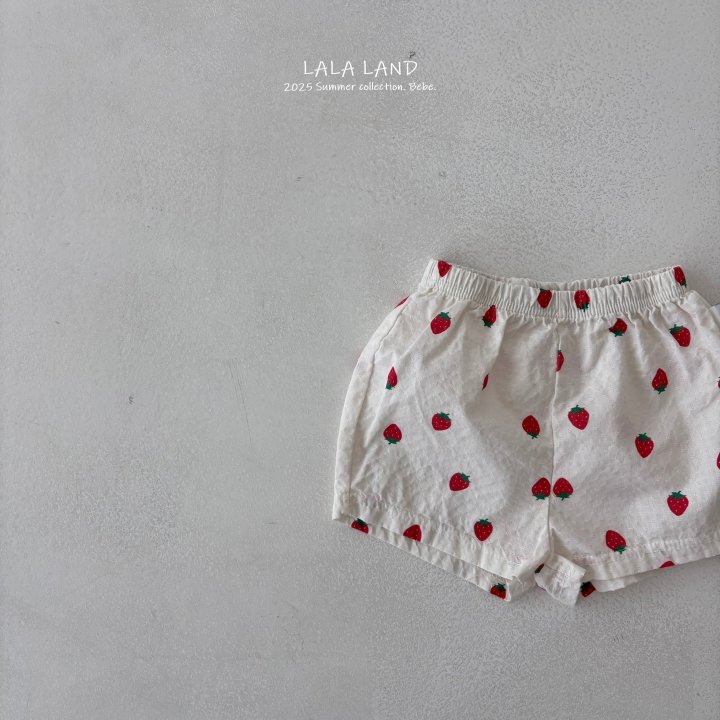 Lalaland - Korean Baby Fashion - #babyfashion - bebe Strawberry Pants - 3