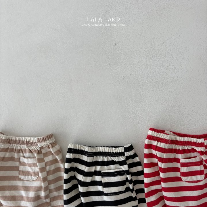 Lalaland - Korean Baby Fashion - #babyfashion - bebe Stripe Pants - 3