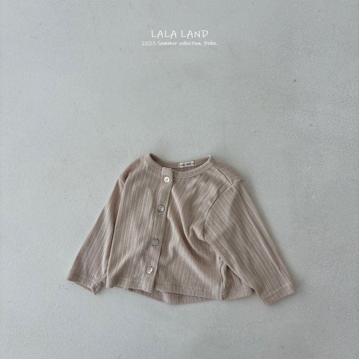 Lalaland - Korean Baby Fashion - #babyfashion - bebe Ice Rib Cardigan - 3