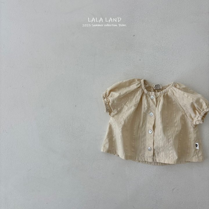 Lalaland - Korean Baby Fashion - #babyfever - bebe Shirring Shirt - 6