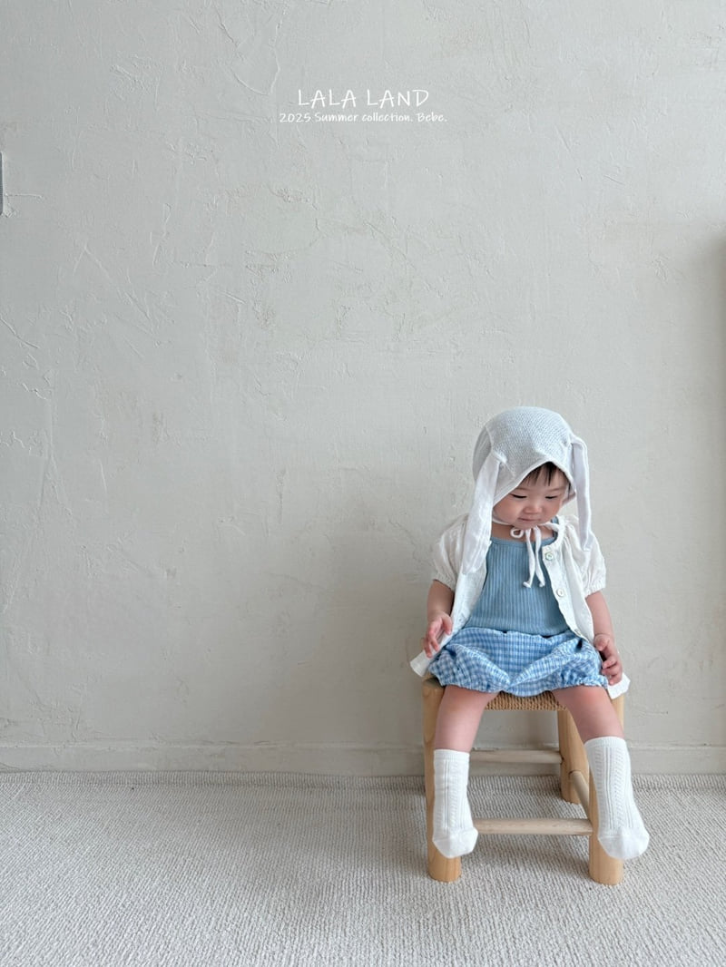 Lalaland - Korean Baby Fashion - #babyfever - bebe Balloon Check Bloomers - 12