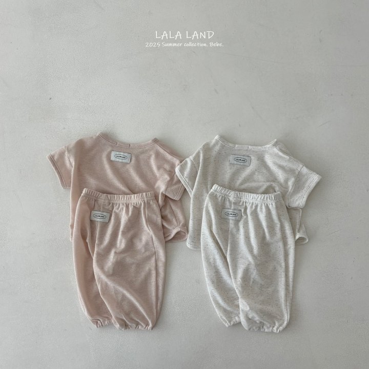 Lalaland - Korean Baby Fashion - #babyfever - bebe Summer Linen Top Bottom Set