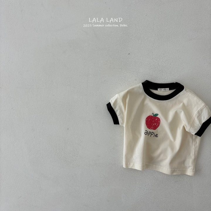 Lalaland - Korean Baby Fashion - #babygirlfashion - bebe Apple Tee - 7