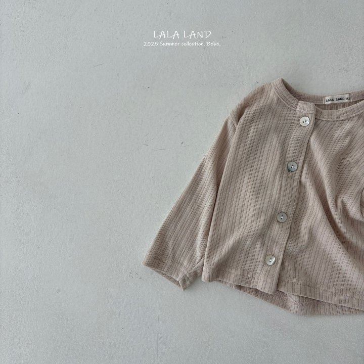 Lalaland - Korean Baby Fashion - #babygirlfashion - bebe Ice Rib Cardigan - 5
