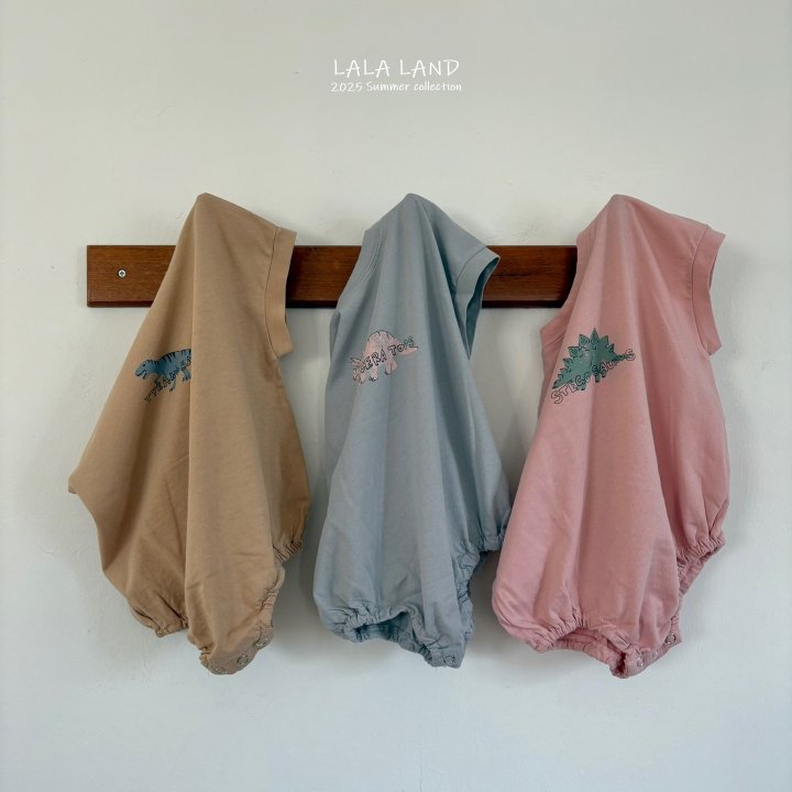 Lalaland - Korean Baby Fashion - #babyoninstagram - bebe Dino Suit - 3