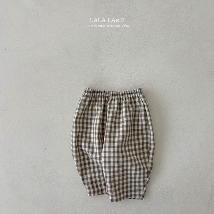 Lalaland - Korean Baby Fashion - #babyoninstagram - bebe Check Pants - 5