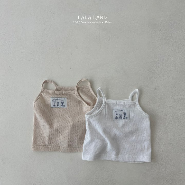 Lalaland - Korean Baby Fashion - #babyoninstagram - bebe Cotton Mesh Top Bottom Set - 5